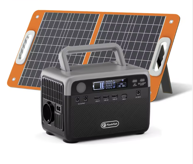 Flashfish 300W Portable Power Station – 230Wh Emergency Backup & Solar Generator
