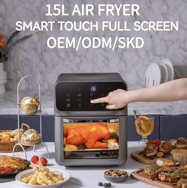 Digital Touchscreen Air Fryer – Oil-Free Healthy Cooking | Tazina Living