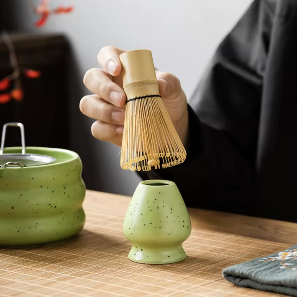 Luxury Matcha Tea Ceremony Set – Black Gift Box