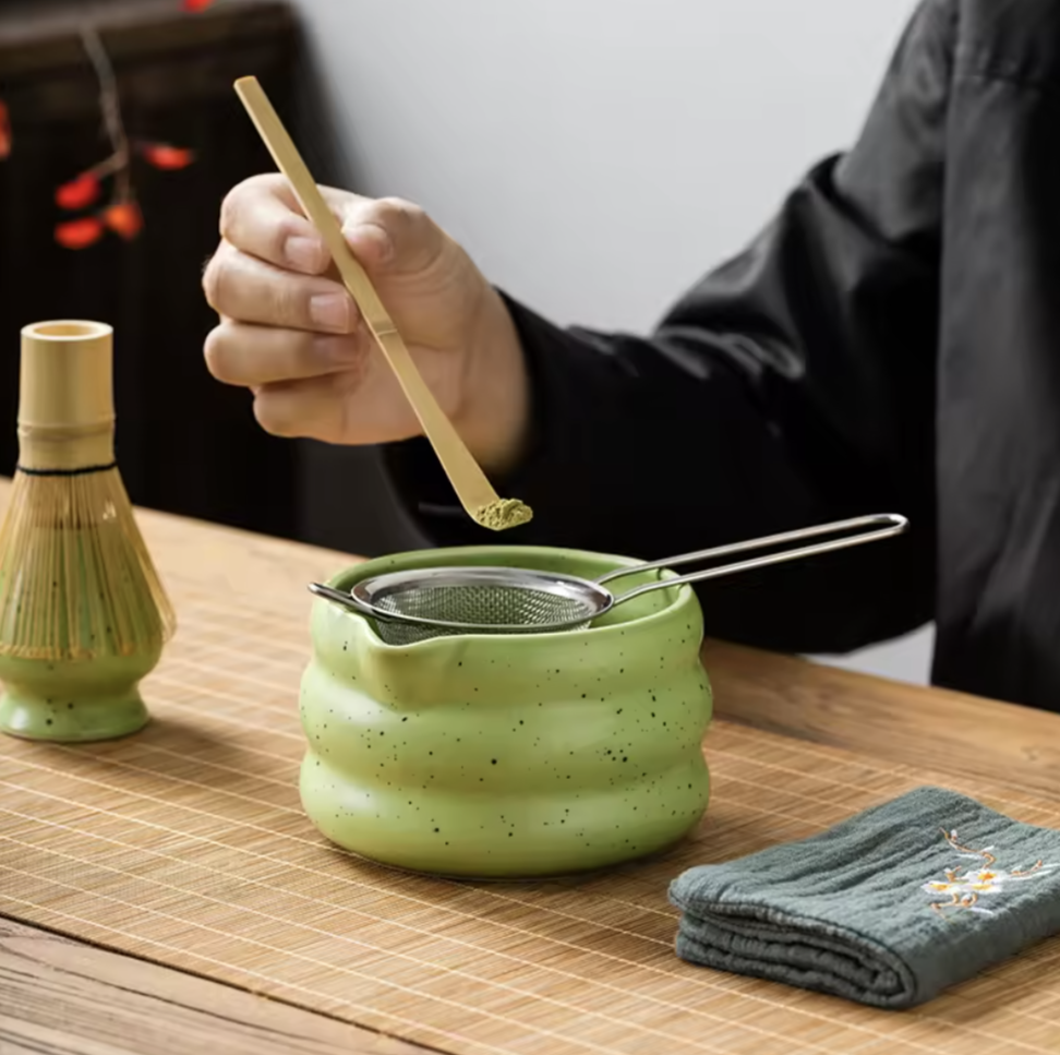 Luxury Matcha Tea Ceremony Set – Black Gift Box