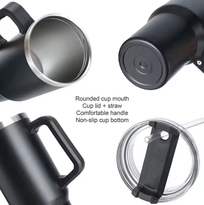 Luxury 40oz Stainless Steel Insulated Tumbler – Matte Finish Travel Cup