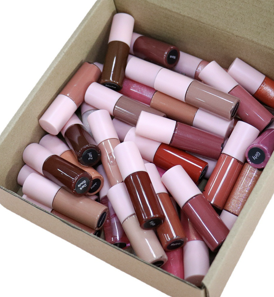 Organic Vegan Waterproof Matte Shiny Glossy Liquid Lipstick Tube Lip Gloss Lip Plumper Gloss Vendors Mini Lip Gloss Dropshipping