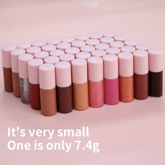 Organic Vegan Waterproof Matte Shiny Glossy Liquid Lipstick Tube Lip Gloss Lip Plumper Gloss Vendors Mini Lip Gloss Dropshipping