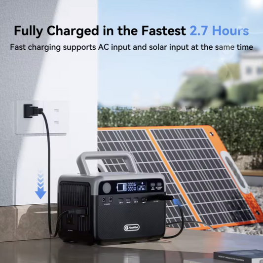 Flashfish 300W Portable Power Station – 230Wh Emergency Backup & Solar Generator