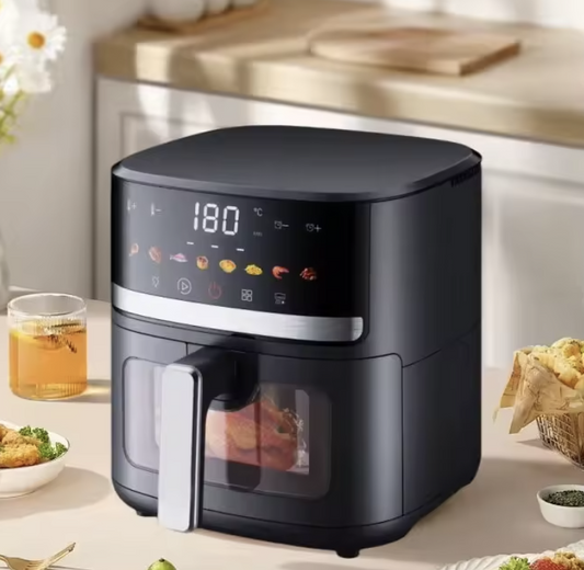 Digital Touchscreen Air Fryer – Oil-Free Healthy Cooking | Tazina Living