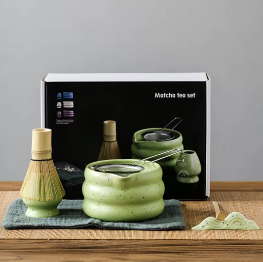 Luxury Matcha Tea Ceremony Set – Black Gift Box